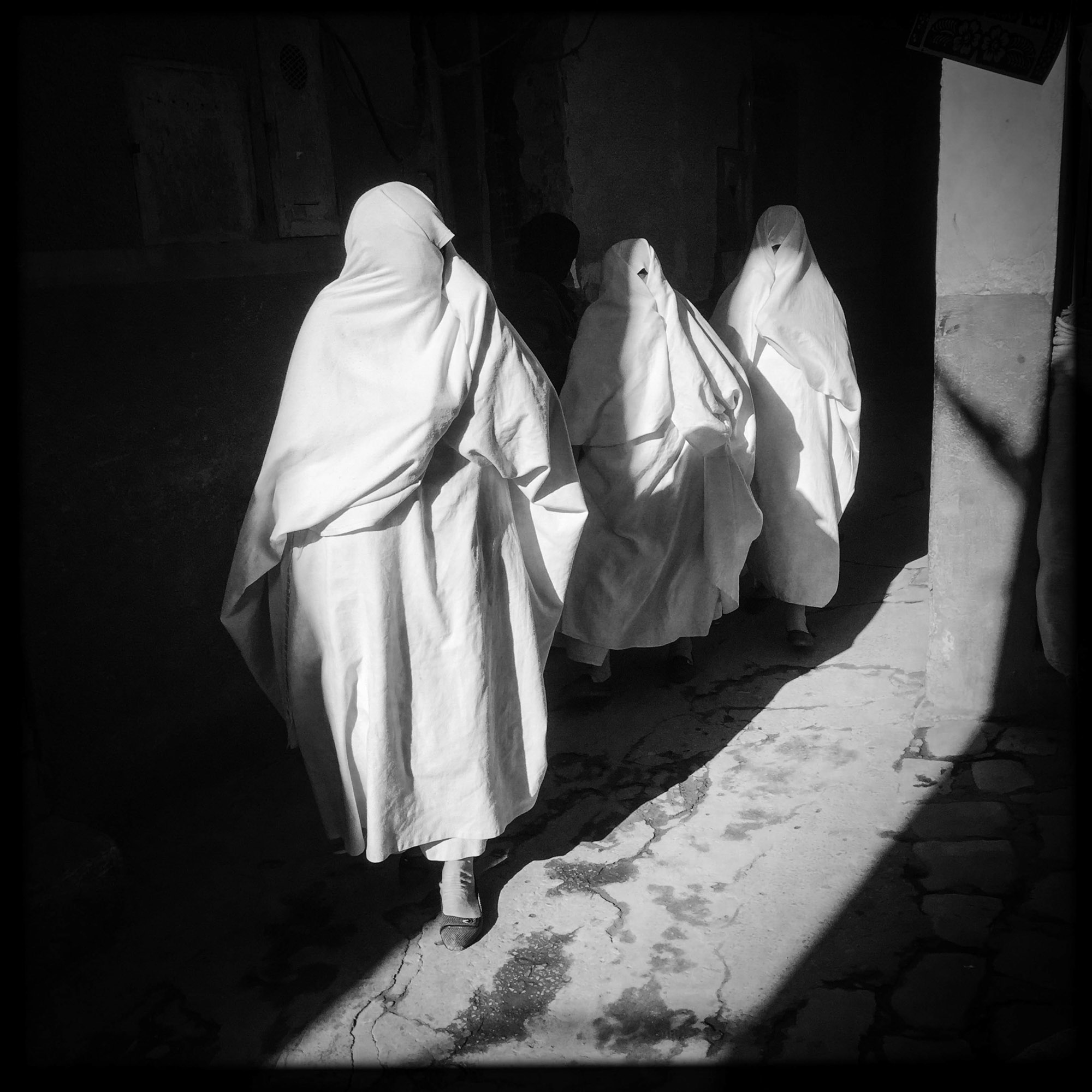 Dans une ruelle de la casbah. 8/02/2016, Ghardaïa-Algérie.