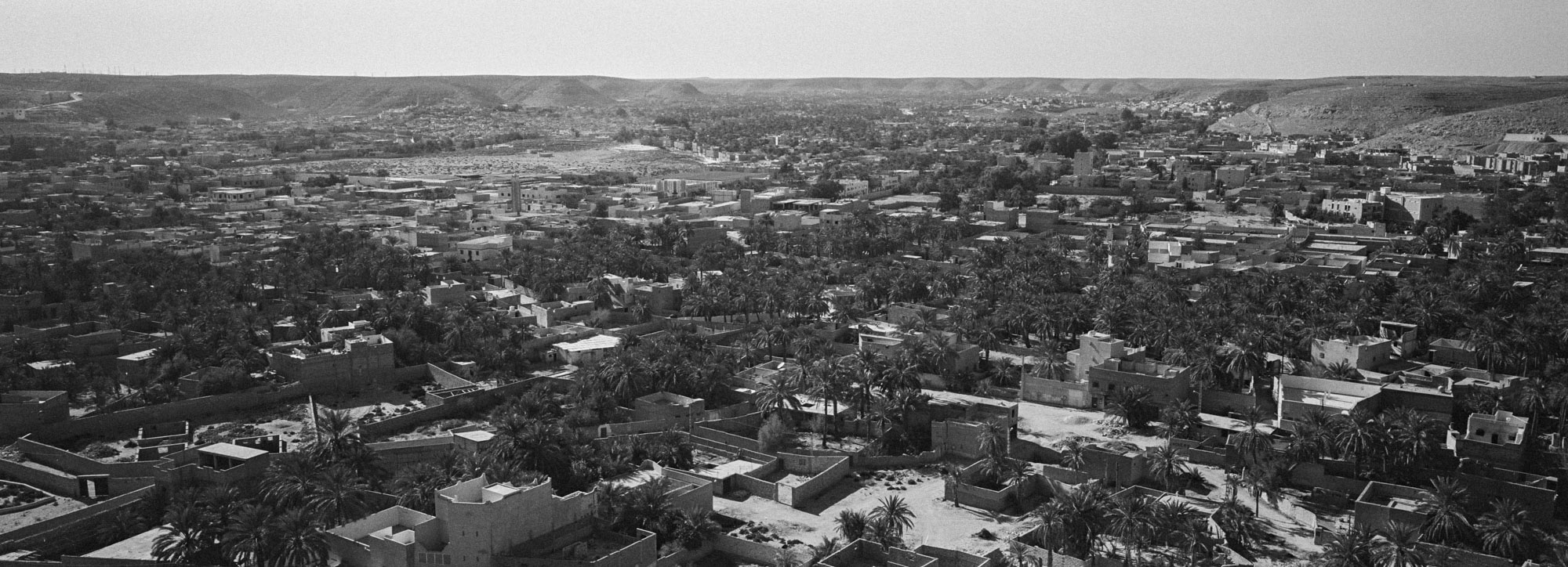 Vue sur la grande palmeraie de Ghardaia. 2/02/2016, Ghardaïa-Algérie.